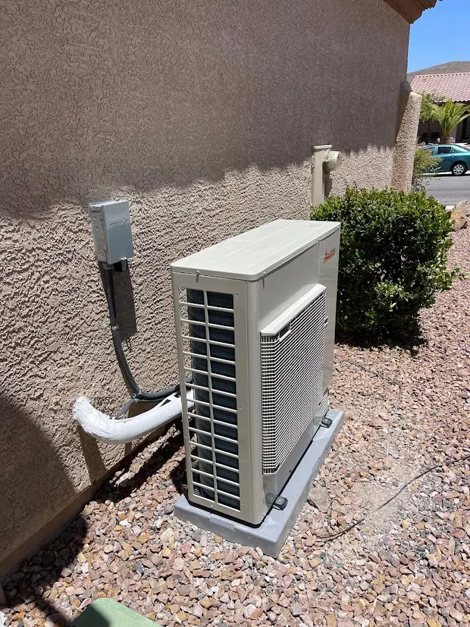 Residential air conditioning condenser unit in Lake Stickney